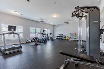 Modern fitness center